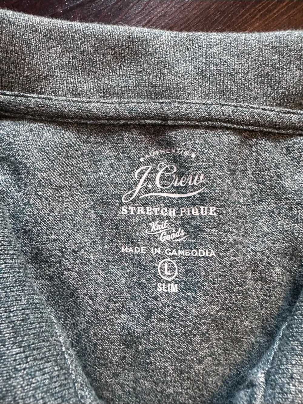 J. Crew Heather Green Short Sleeve Pique Polo